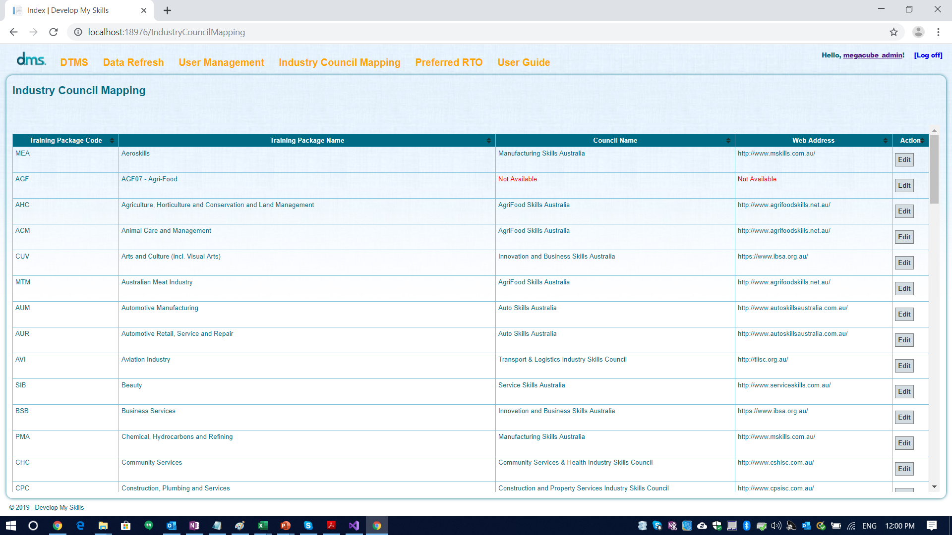 DTMS screenshot 3